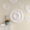 Ekena Millwork Stockport Ceiling Medallion (Fits Canopies up to 6 1/4"), 28"OD x 2 3/4"P, Primed White CM28ST - alternate 7